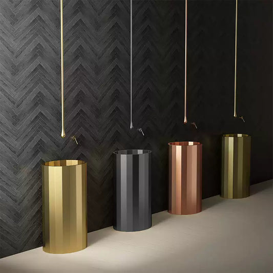 Oval countertop basin