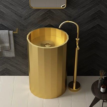 Oval countertop basin