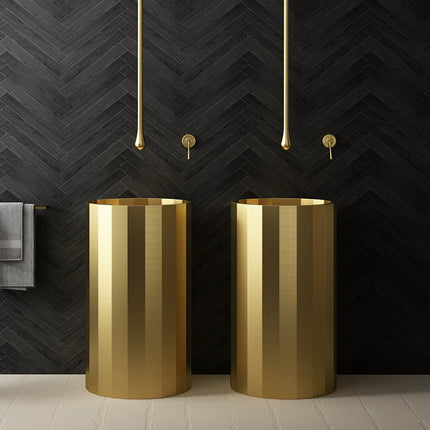 Oval countertop basin