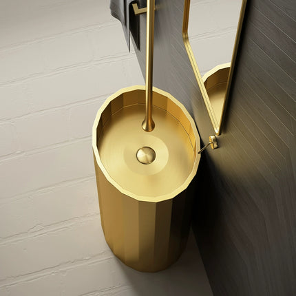 Oval countertop basin