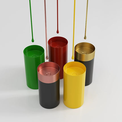 Cylindrical pedestal washbasin
